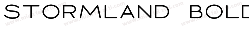 Stormland Bold字体转换